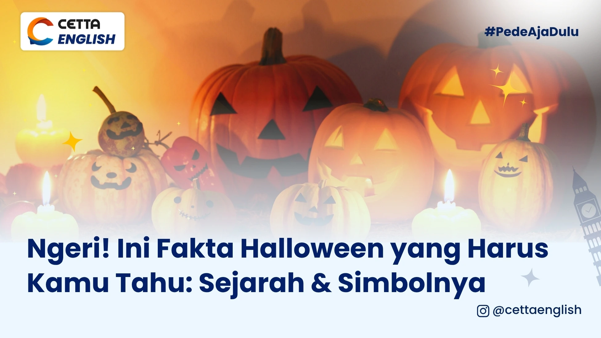 jack o lantern sebagai salah satu simbol dari fakta halloween yang harus kamu ketahui