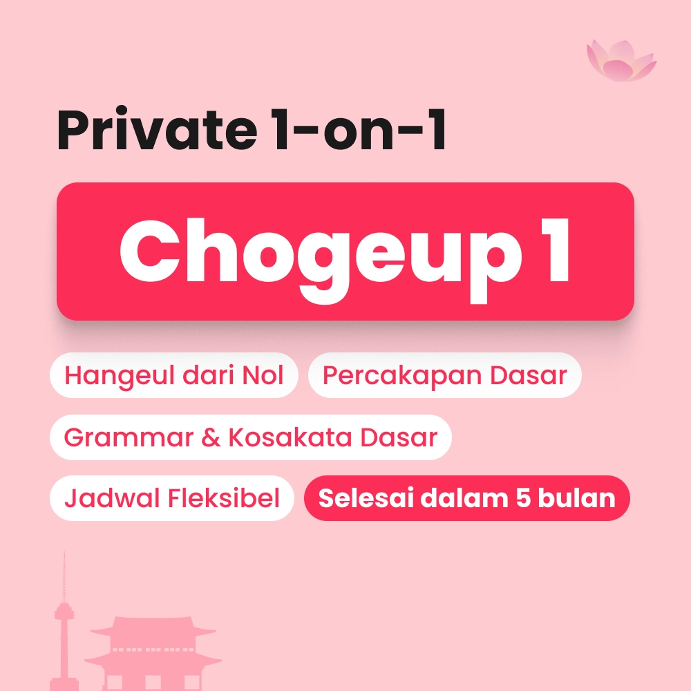 Kelas bahasa korea untuk pemula by Cetta Korean