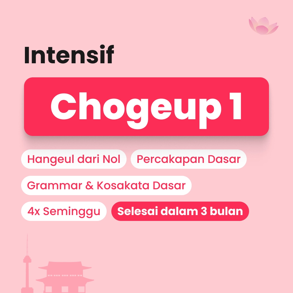 Kelas intensif bahasa korea untuk pemula by Cetta Korean