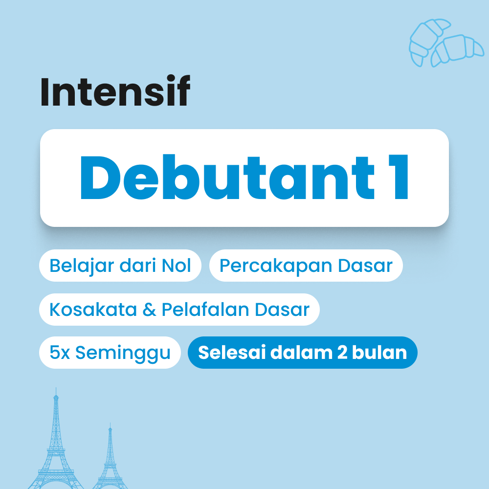 Kelas intensif bahasa prancis untuk pemula by Cetta French