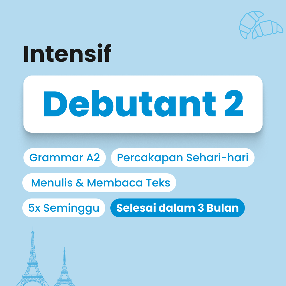 Kelas intensif bahasa prancis untuk pemula lanjutan aby Cetta French