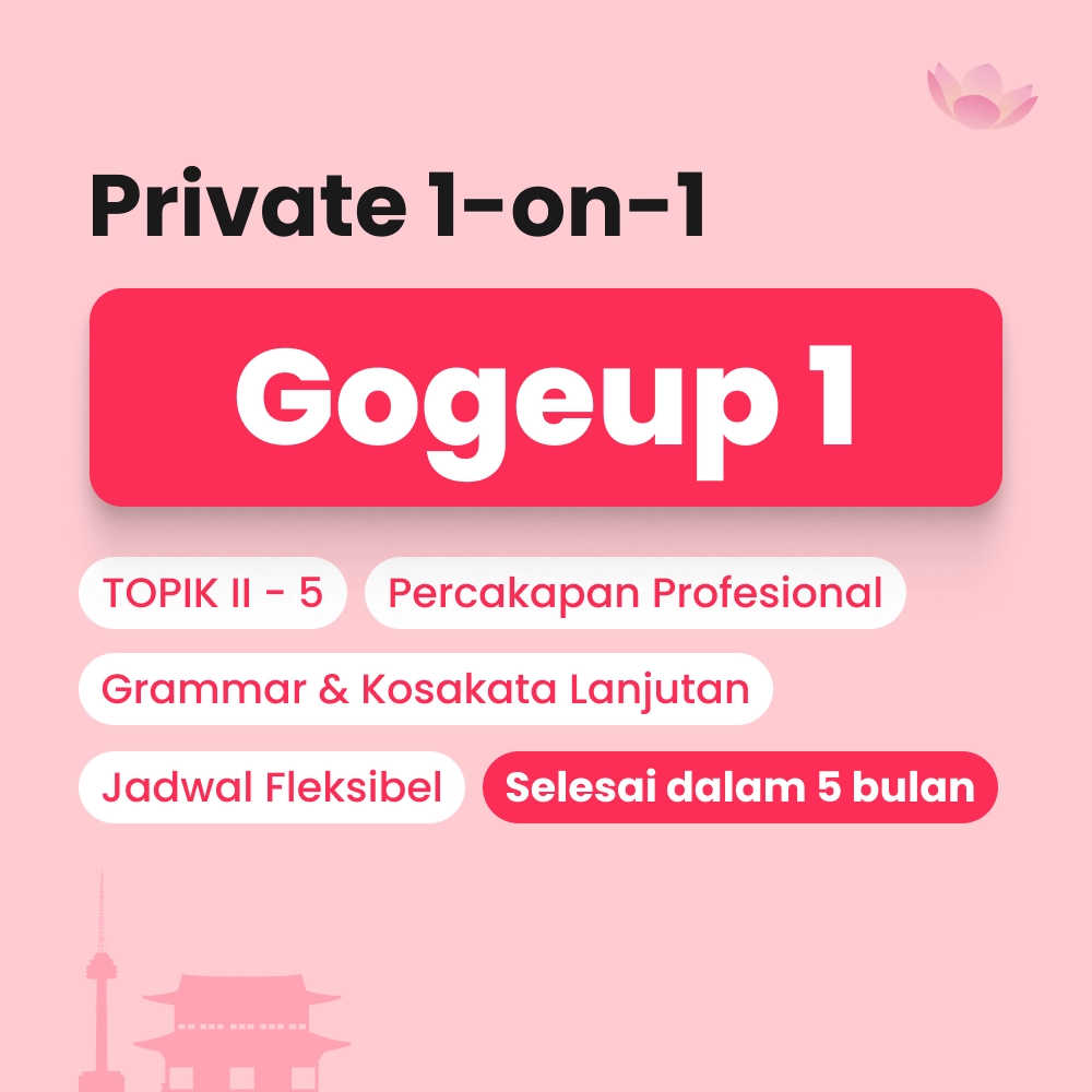 Kelas Bahasa Korea level lanjutan untuk persiapan TOPIK II - 5 by Cetta Korean