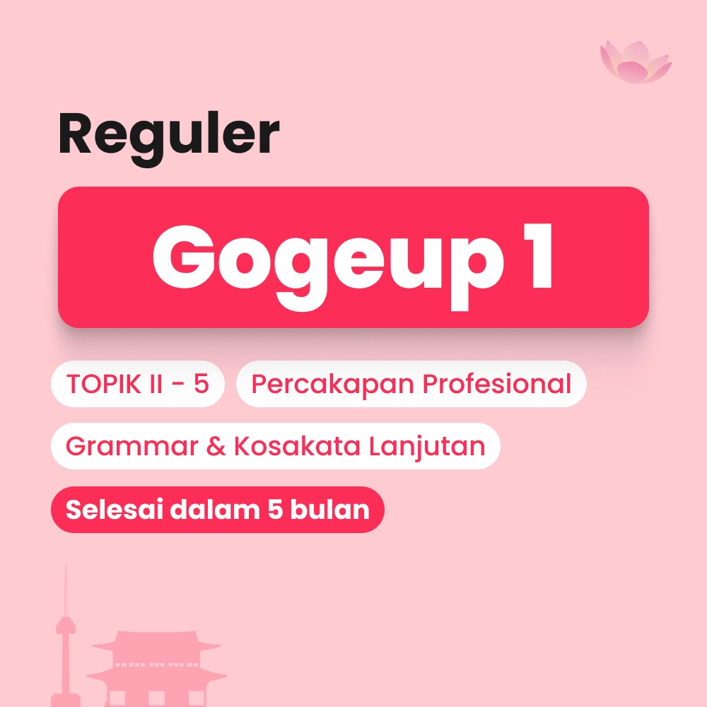 Kelas Bahasa Korea level lanjutan untuk persiapan TOPIK II - 5 by Cetta Korean