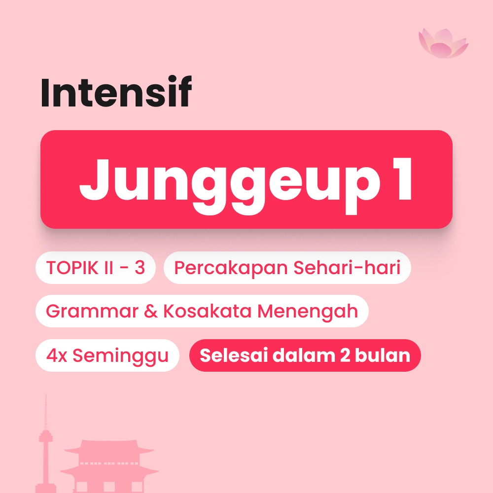 Kelas intensif persiapan TOPIK II - 3 Bahasa Korea by Cetta Korean