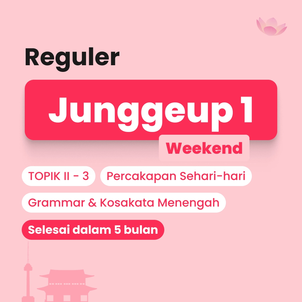 Kelas persiapan TOPIK II - 3 Bahasa Korea by Cetta Korean