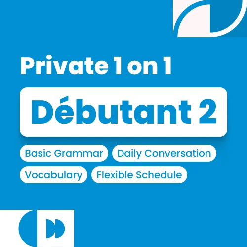 Private 1 on 1 Débutant 2