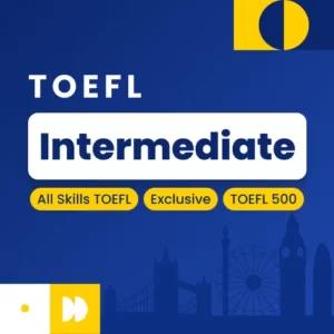 English private 1 on 1 Toefl Intermediate