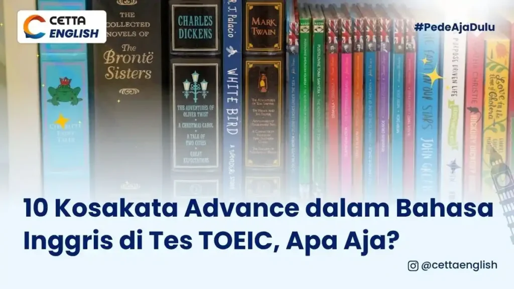 ilustrasi buku-buku untuk meningkatkan kosakata advance dalam bahasa Inggris
