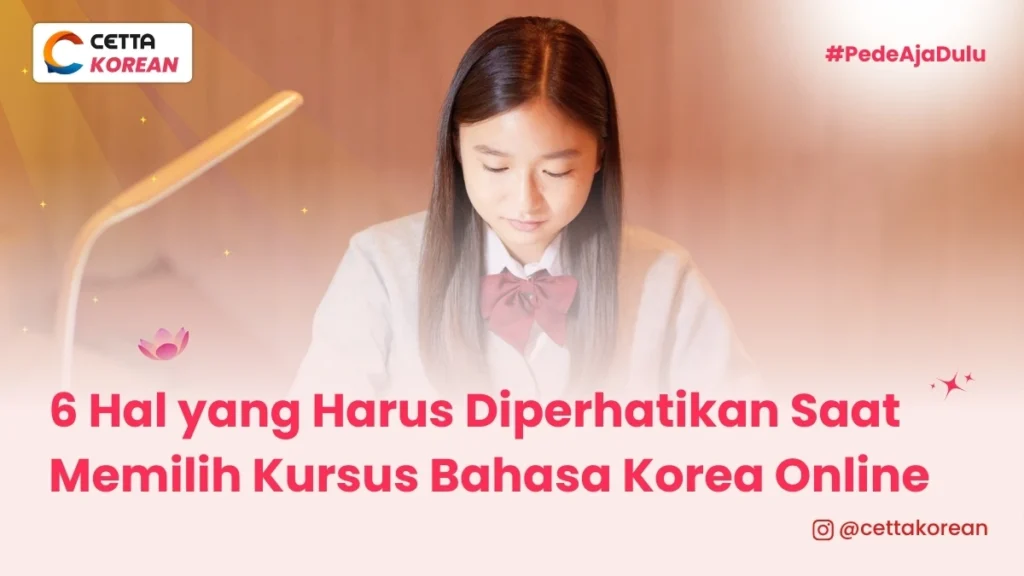 kursus bahasa korea online