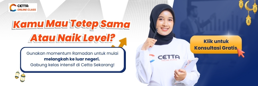 Seorang perempuan yang mengajak untuk kursus intensif di Cetta