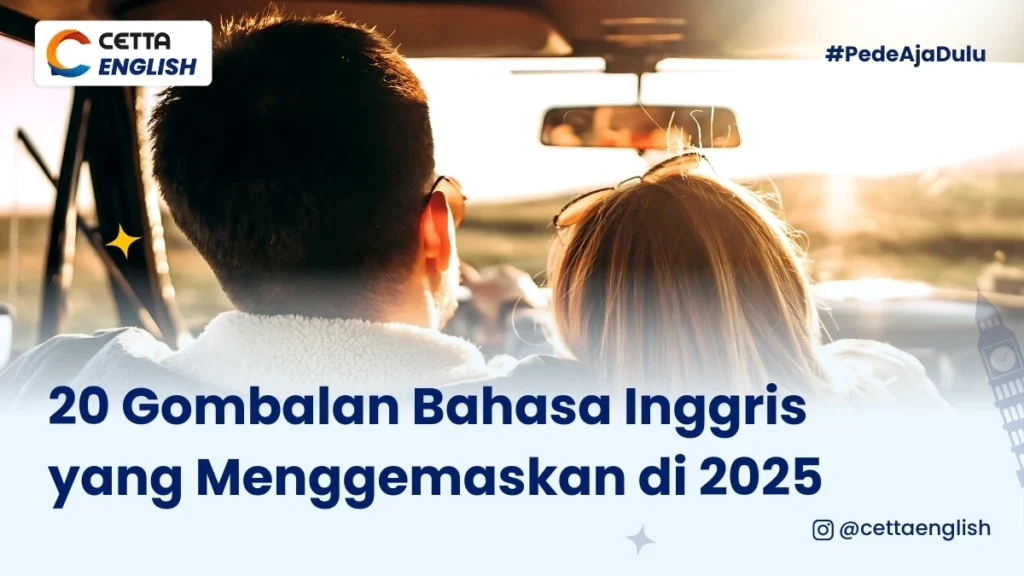 sepasang kekasih sedang menggunakan gombal dalam bahasa inggris