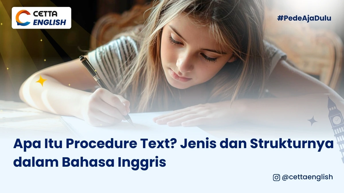 ilustrasi seorang anak yang belajar tentang apa itu procedure text