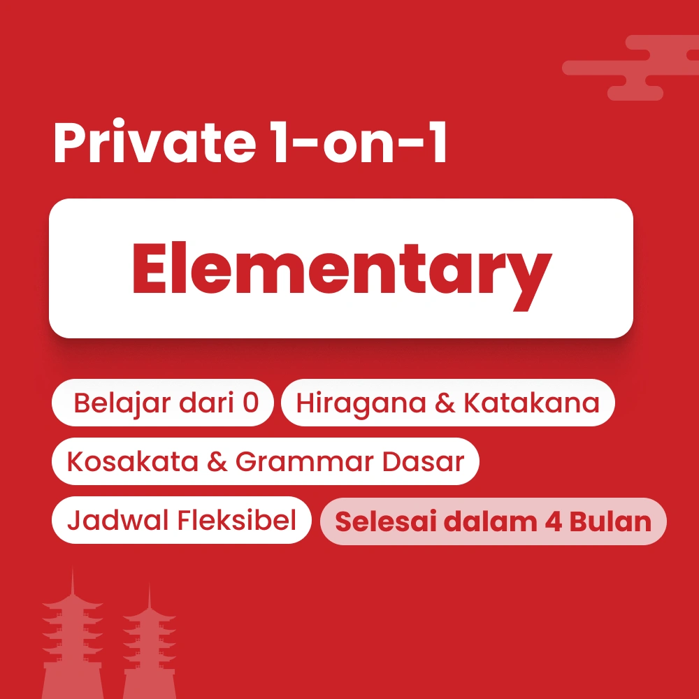 Kelas bahasa jepang dasar by cetta japanese