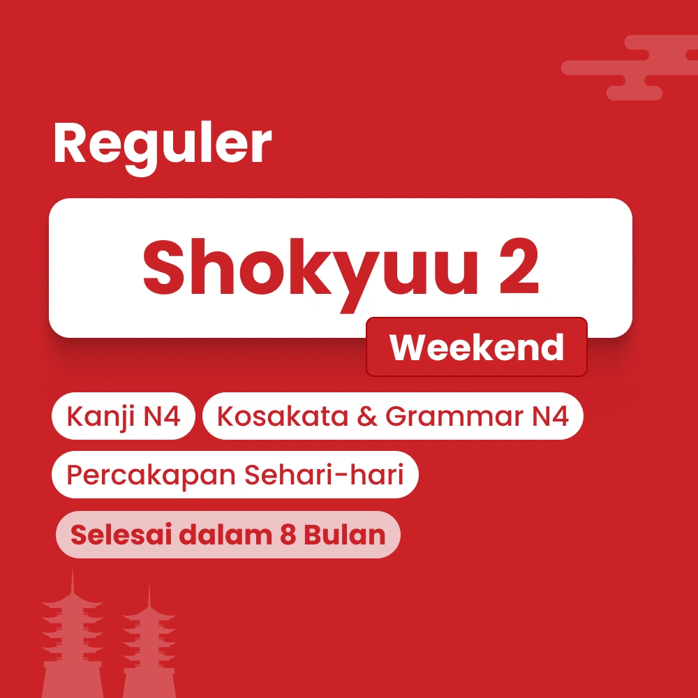 Kelas bahasa jepang tingkat dasar lanjutan by Cetta Japanese