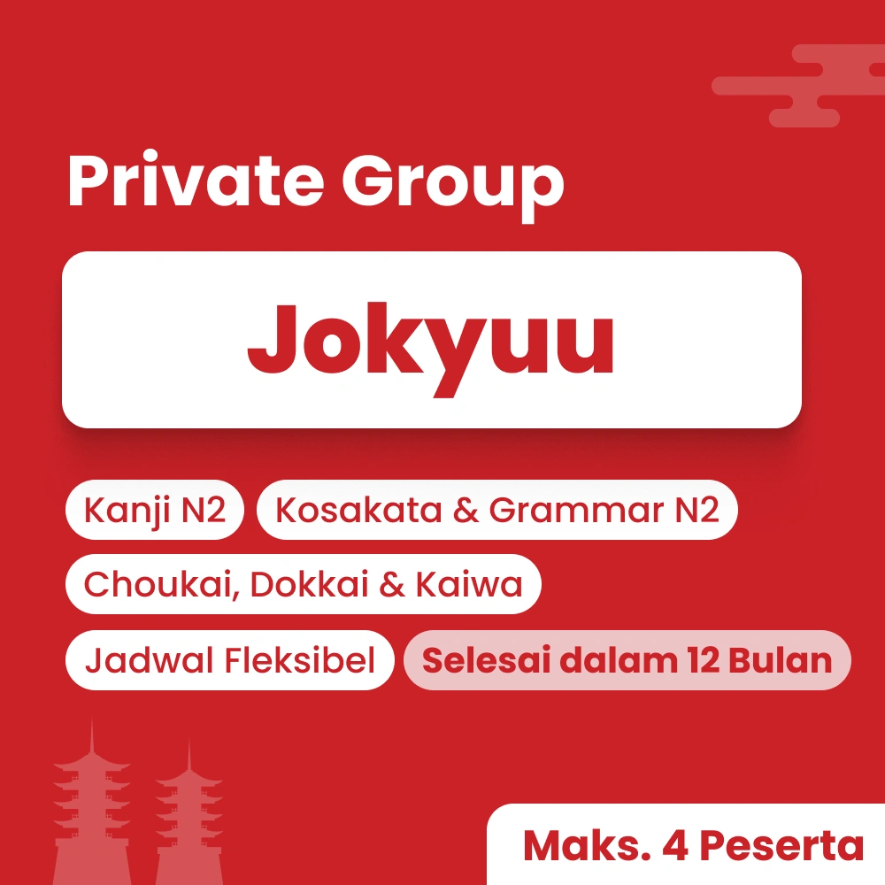 Kelas bahasa Jepang tingkat lanjut N2 by Cetta Japanese