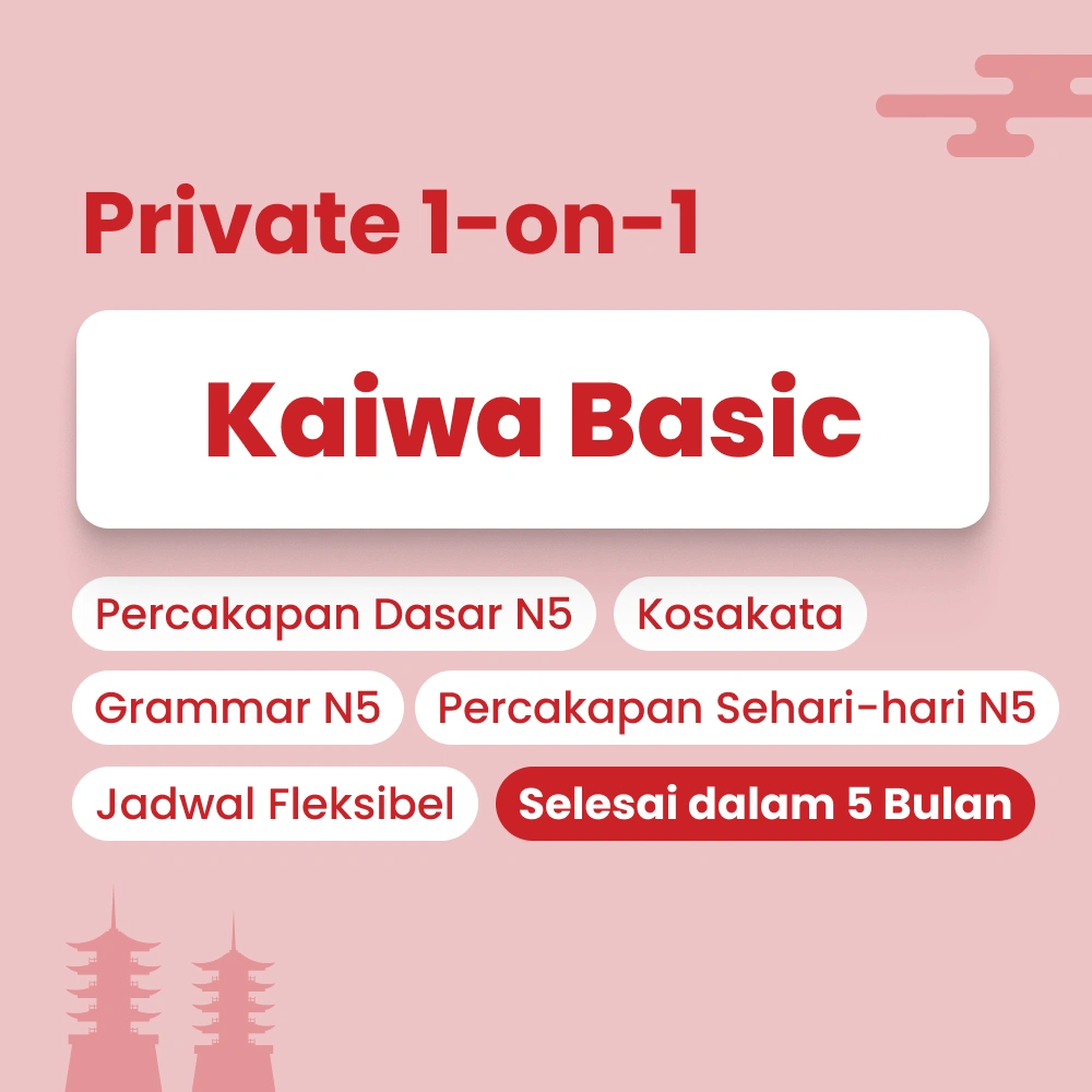 Kelas Percakapan Bahasa Jepang dari Cetta Japanese