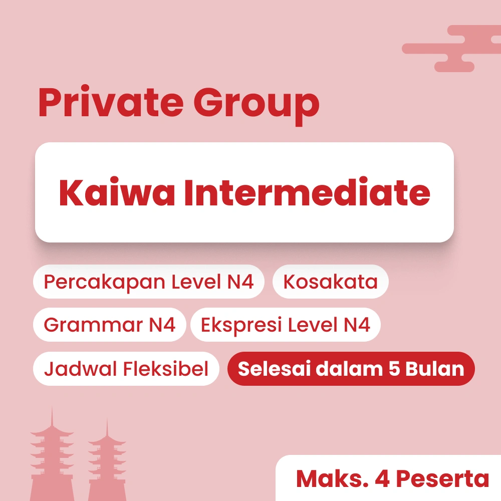 Kelas Percakapan Bahasa Jepang dari Cetta Japanese