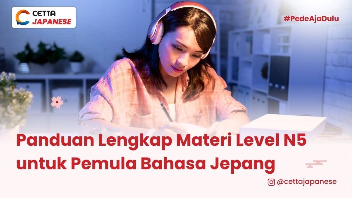 materi level N5 untuk pelajar bahasa Jepang pemula