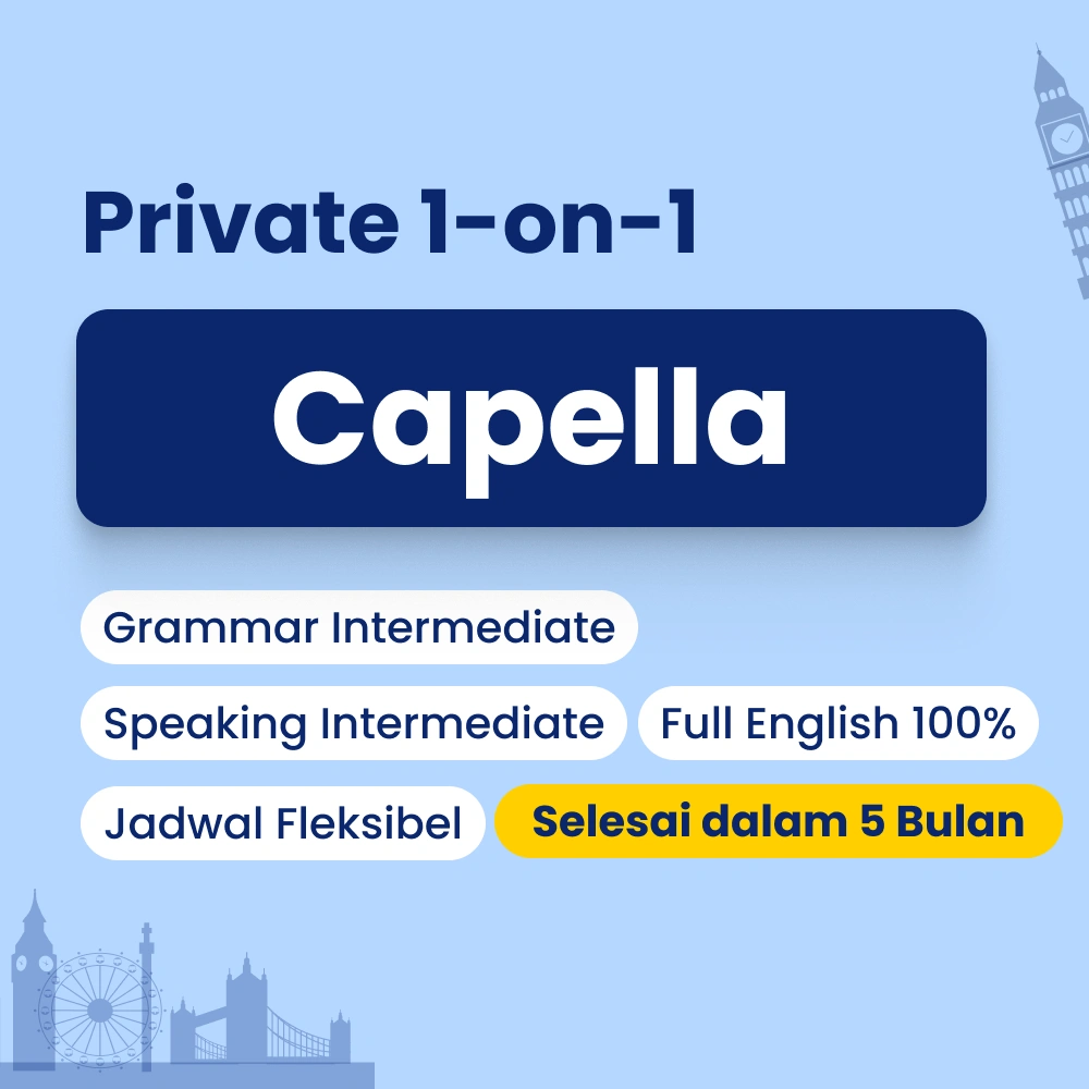 Kelas intermediate bahasa Inggris by Cetta English