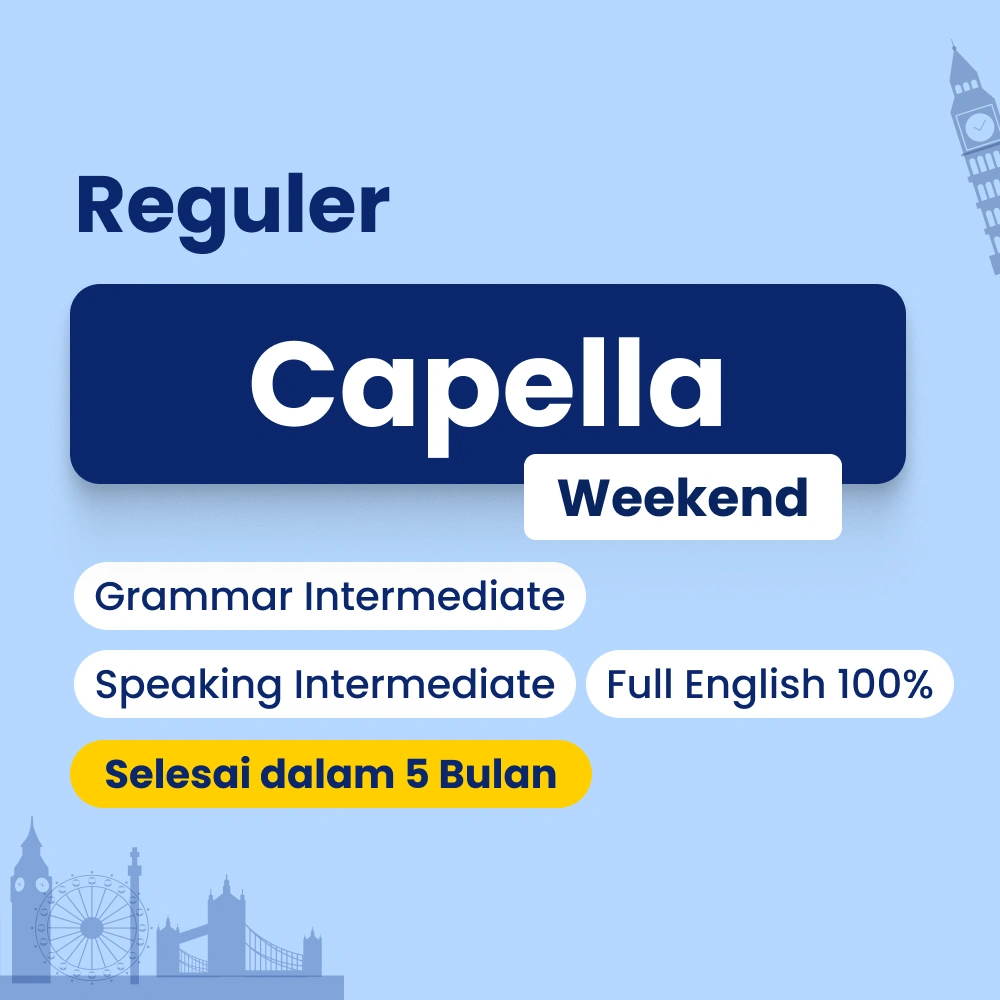 Kelas intermediate bahasa Inggris by Cetta English