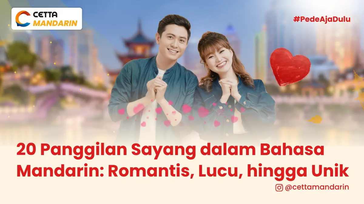 sepasang kekasih sedang mengepalkan tangannya ala Tionghoa