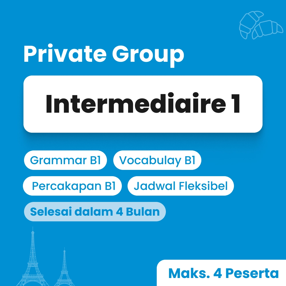 Kelas bahasa prancis untuk level menengah by Cetta french