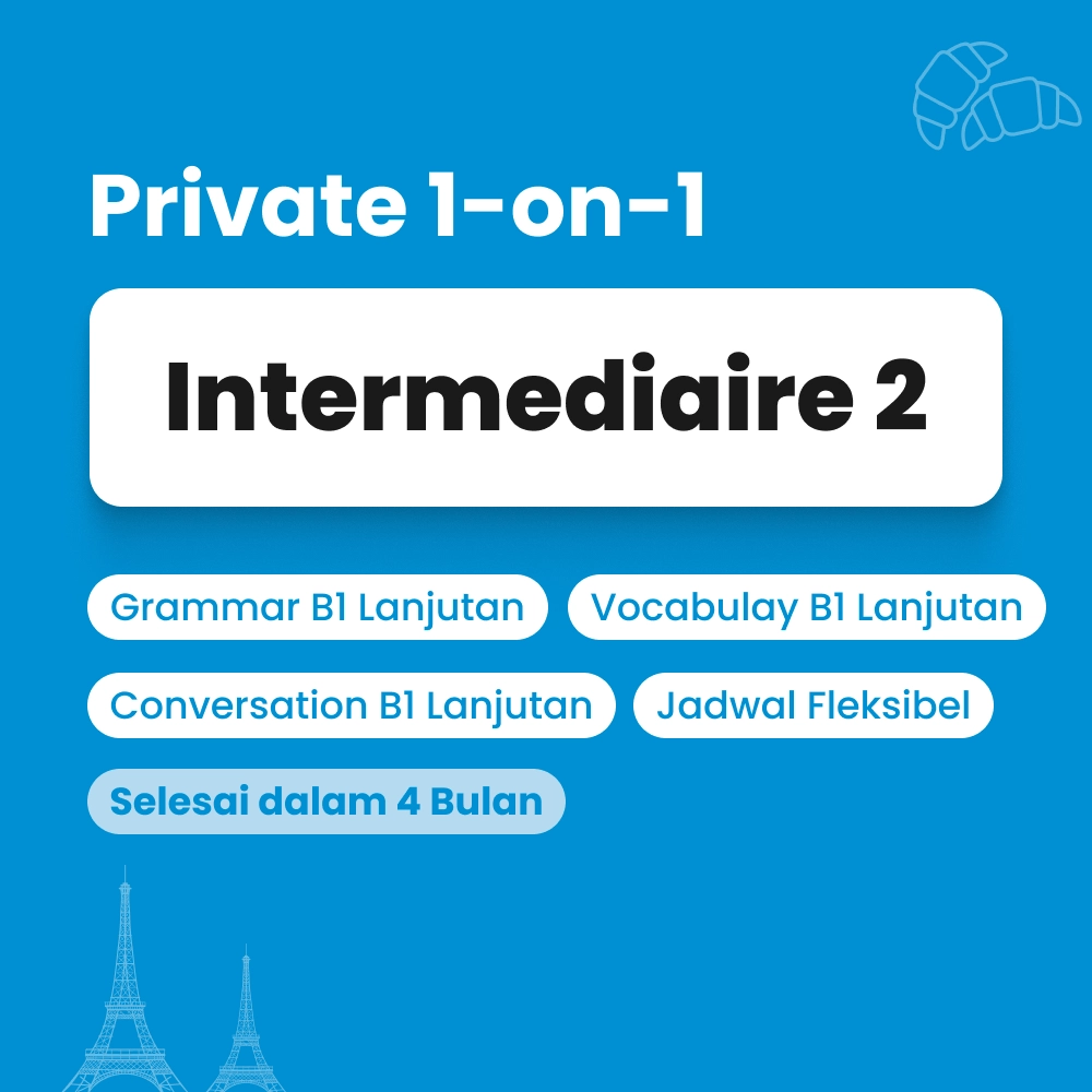 Kelas bahasa prancis untuk level menengah lanjutan by Cetta french