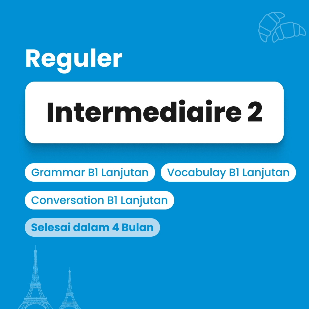 Kelas bahasa prancis untuk level menengah lanjutan by Cetta french
