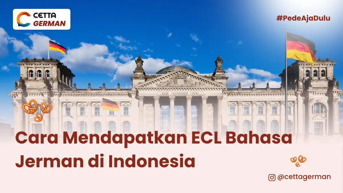 gedung di Jerman, di atasnya ada bendera Jermannya juga