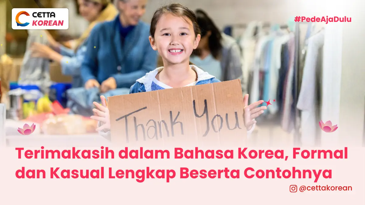 seorang anak kecil membawa sebuah papan bertuliskan terimakasih