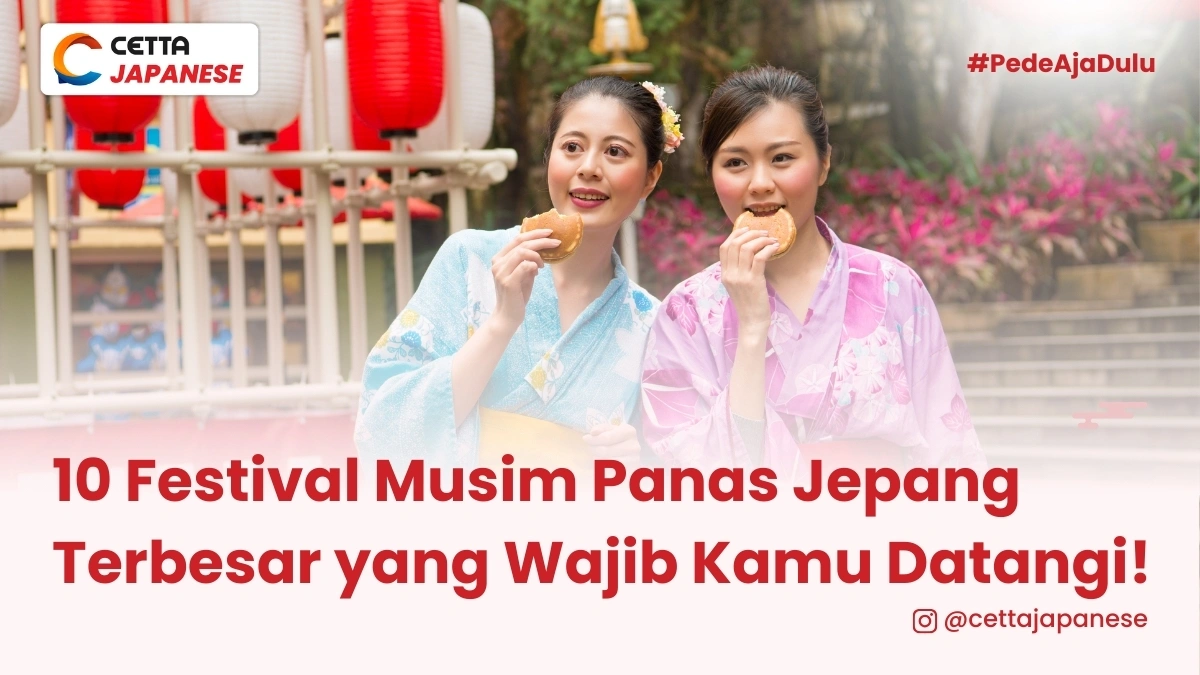 dua wanita sedang menikmati festival musim panas di Jepang