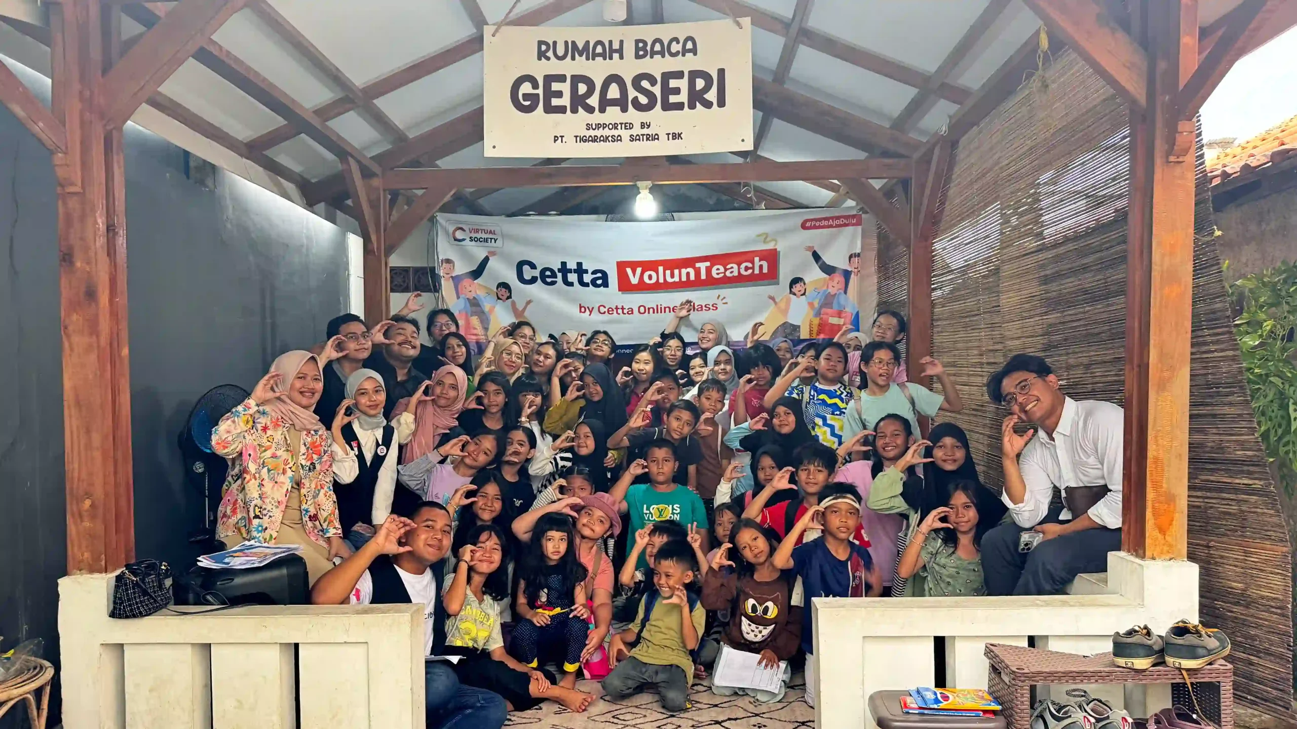 Kolaborasi Cetta dan Rumah Baca Geraseri