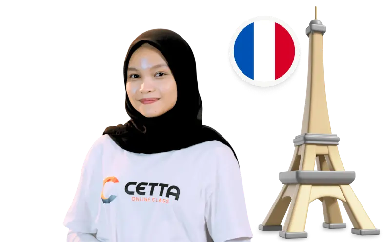 Faisya, kadept dan turtor kursus bahasa prancis