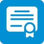 Icon sertifikat belajar