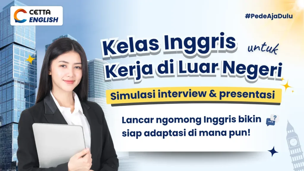 rekomendasi kursus bahasa inggris untuk persiapan kerja