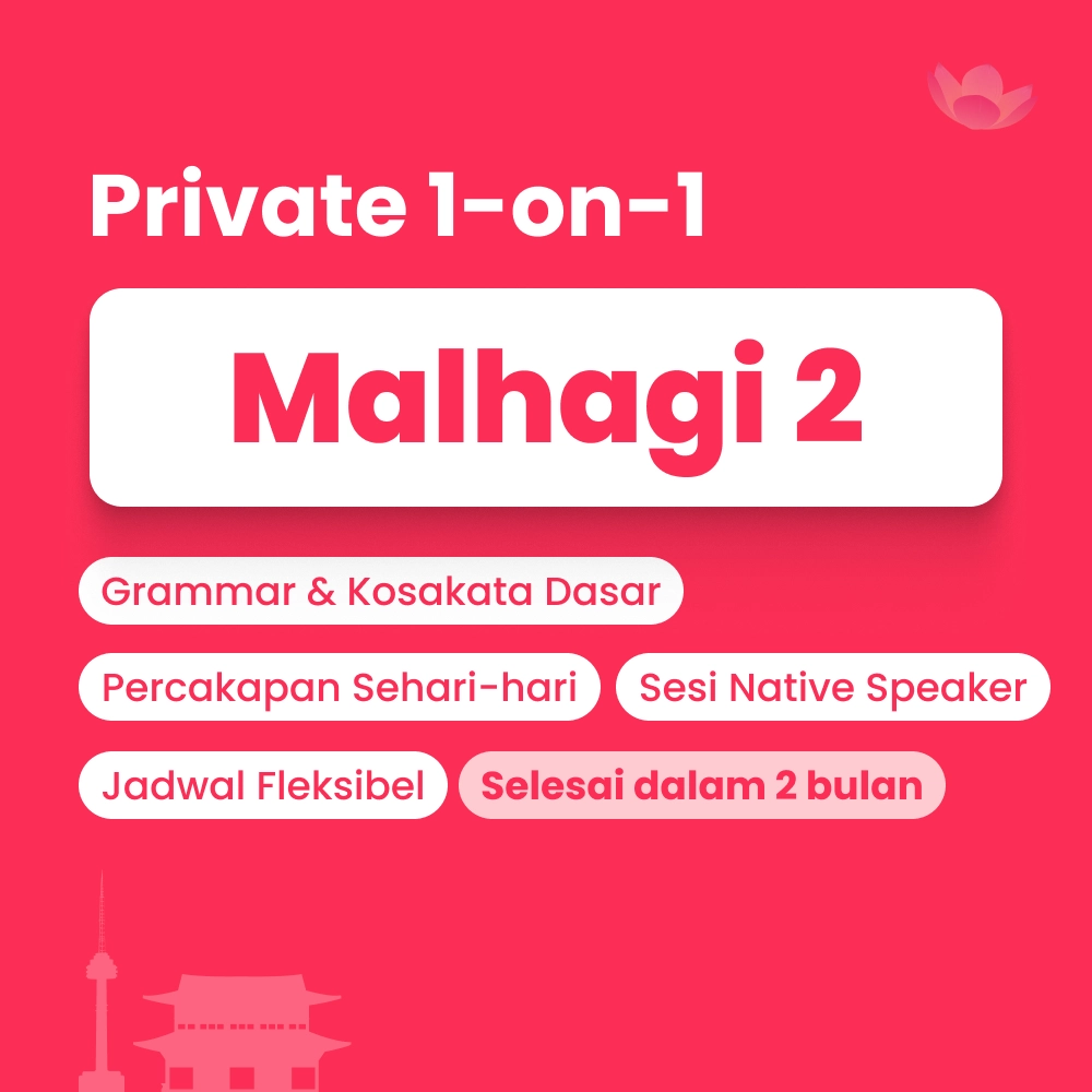 Kelas percakapan Bahasa Korea sehari-hari by Cetta Korean