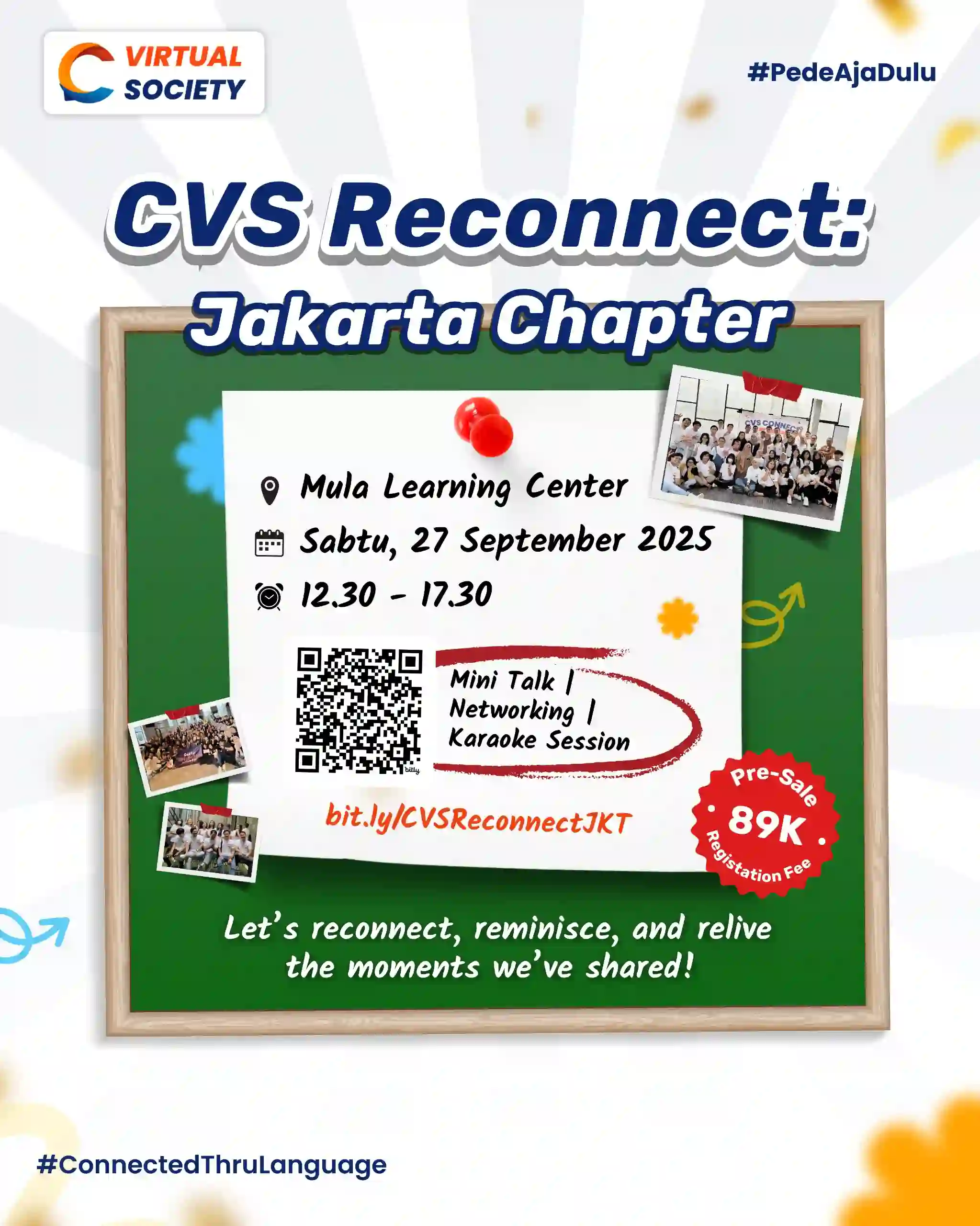 Kegiatan cetta virtual community reconnect