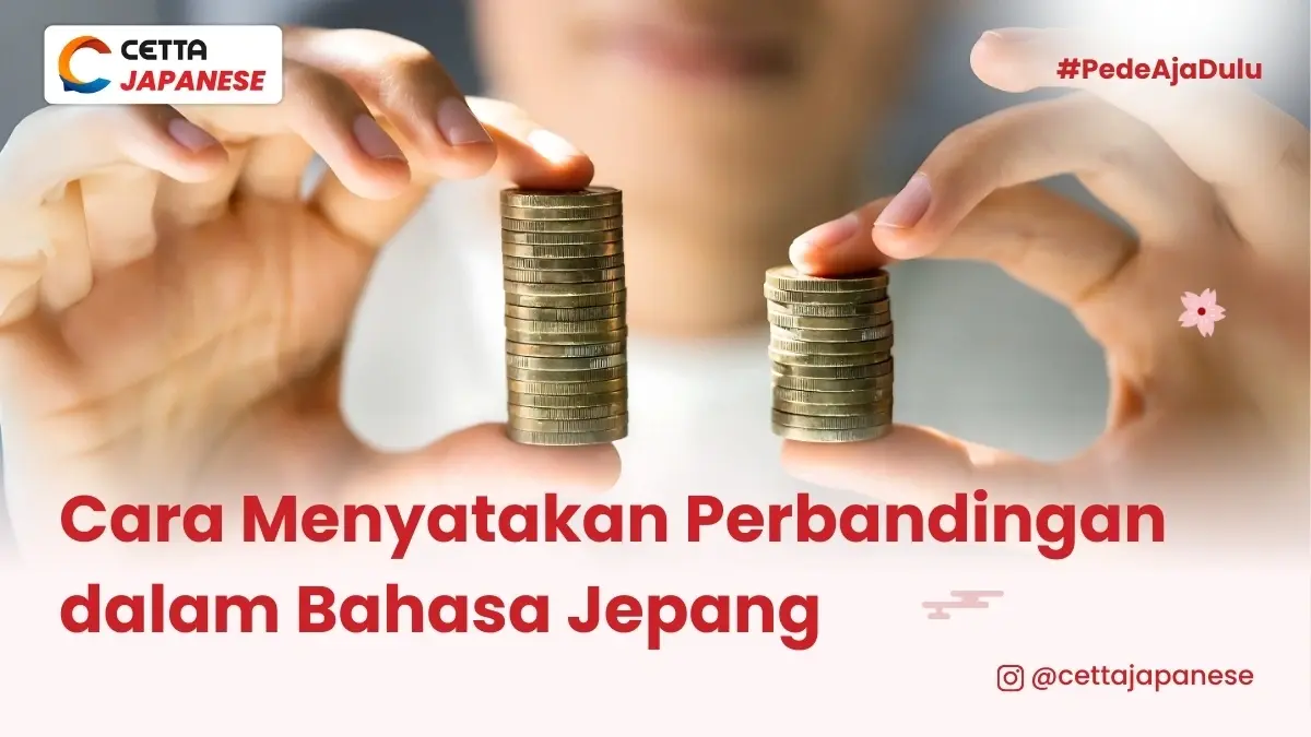 Seseorang yang sedang membandingkan koin