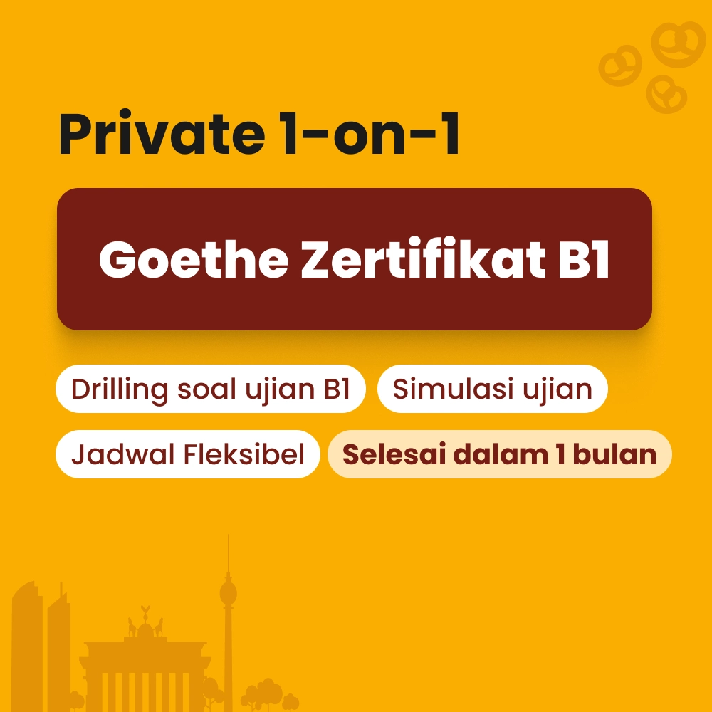 Goethe Zertifikat Preparation Class by Cetta German
