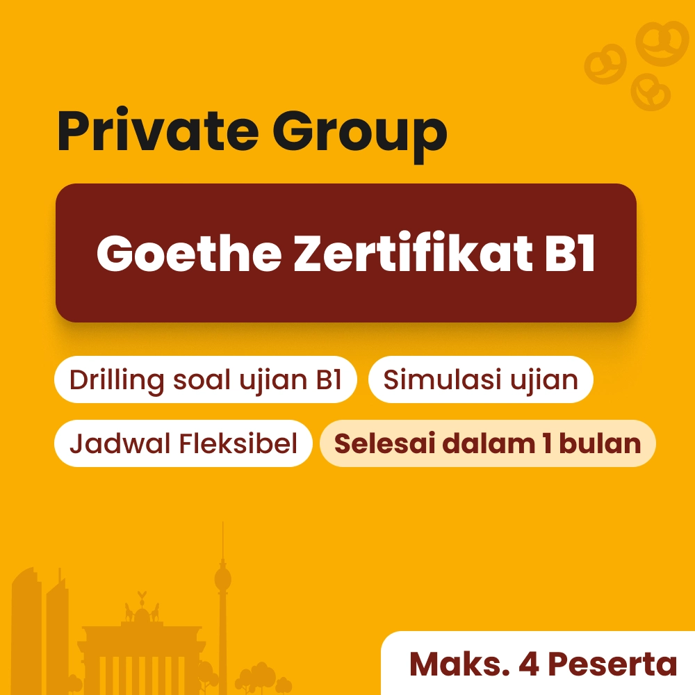 Goethe Zertifikat Preparation Class by Cetta German