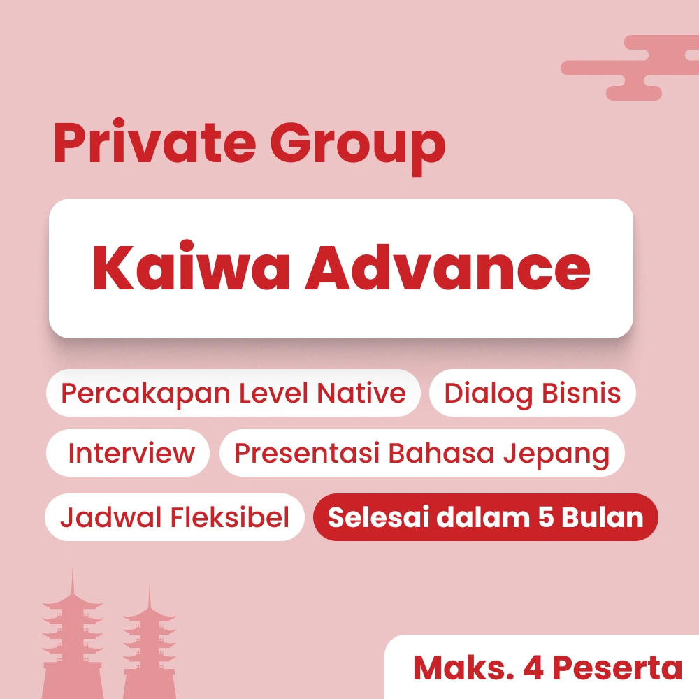 Kelas Percakapan Bahasa Jepang dari Cetta Japanese