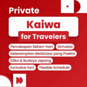 kelas percakapan bahasa jepang untuk traveler