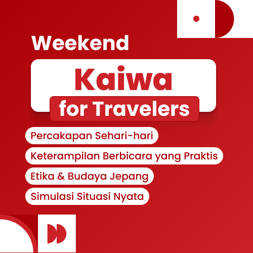 kelas percakapan bahasa jepang untuk traveler