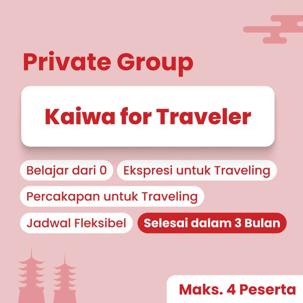 Kelas Percakapan Bahasa Jepang dari Cetta Japanese