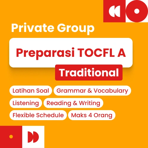 Kursus persiapan TOCFL A