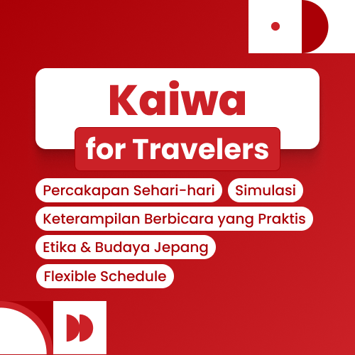 kelas percakapan bahasa jepang untuk traveler
