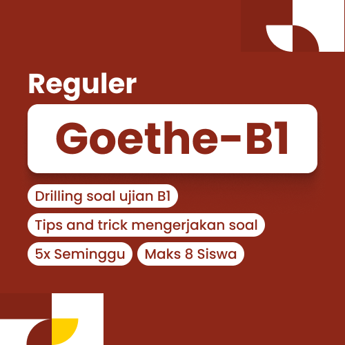 Kelas persiapan goethe zertifikat B1