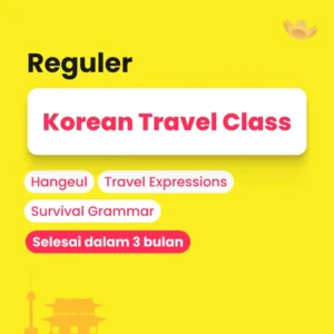 Kelas Bahasa Korea untuk traveling by Cetta Korean