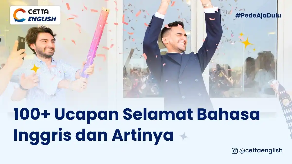 ilustrasi ucapan selamat dalam bahasa inggris untuk seorang teman