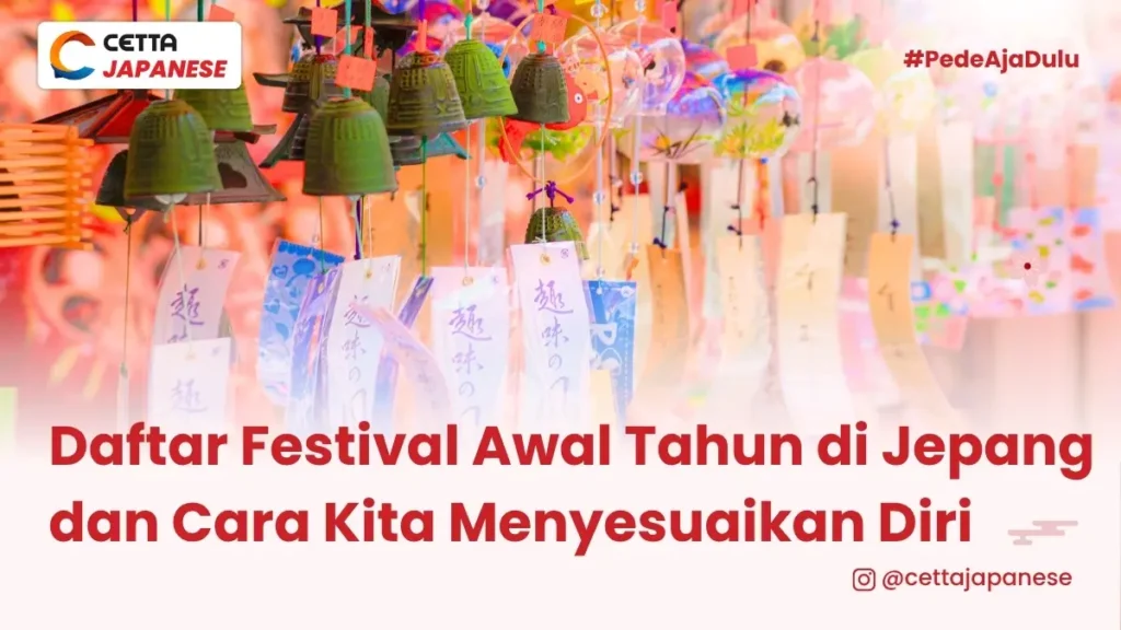 berjejer lonceng dan pesan harapan ala Jepang